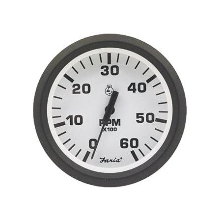 Faria Beede Instruments Tach-6K Std Igwht, No 32904 32904